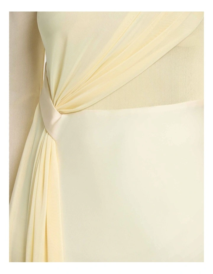 Adelaide Long Sleeve Maxi Dress in Vanilla image 4