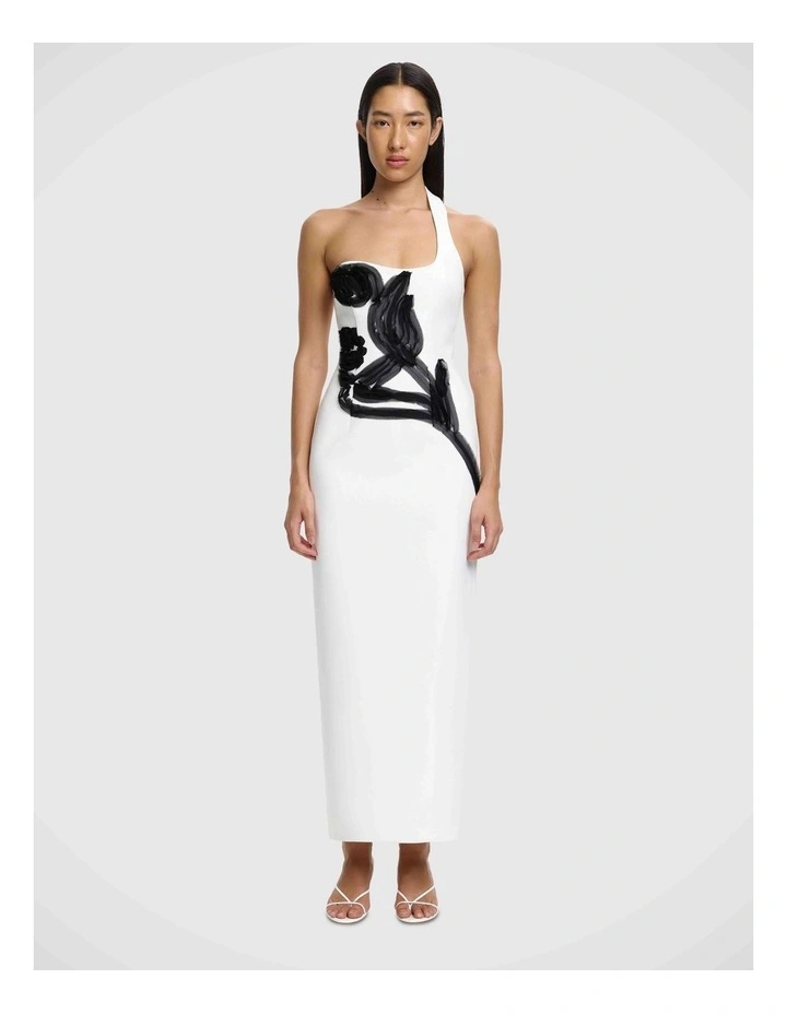 Reina Maxi Dress in Ivory image 1