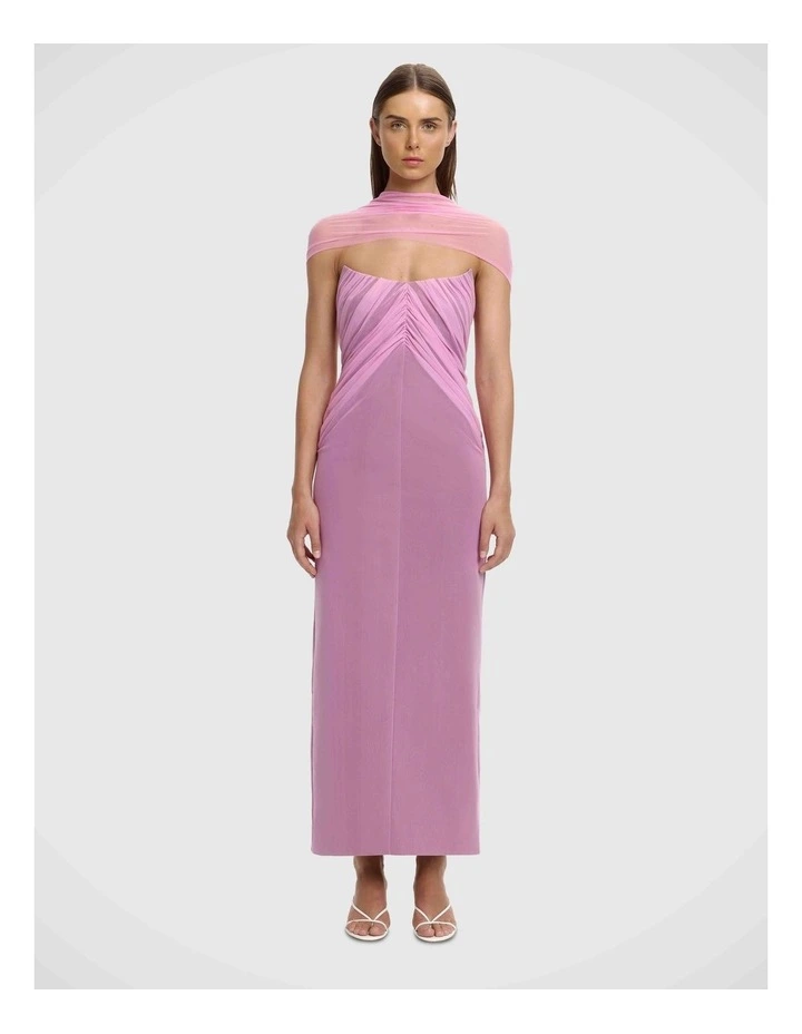 Alyth Maxi Dress in Pop Pink image 1