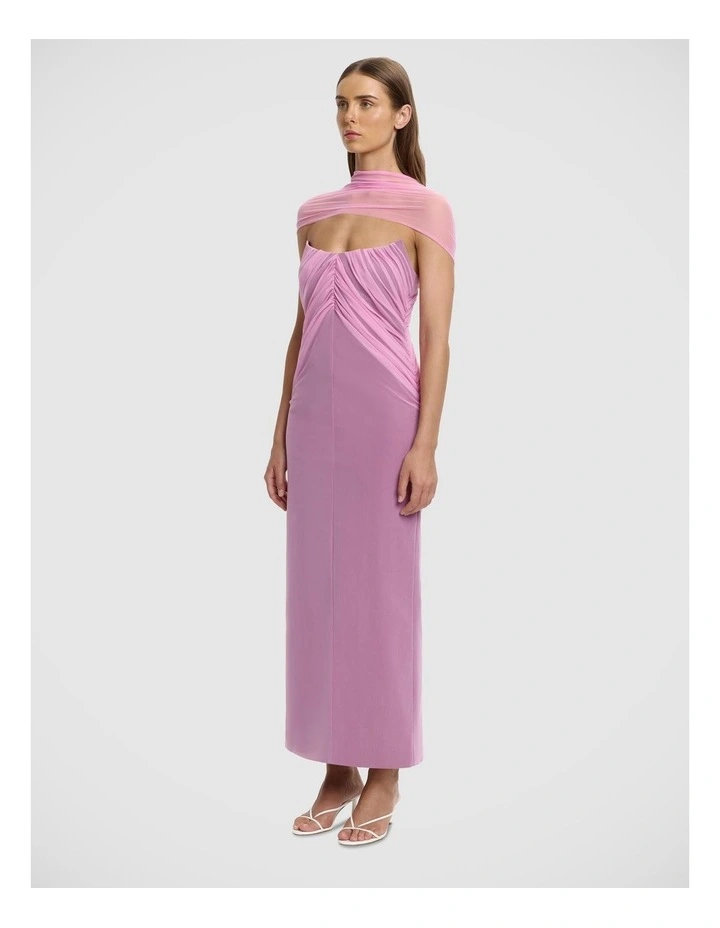 Alyth Maxi Dress in Pop Pink image 3