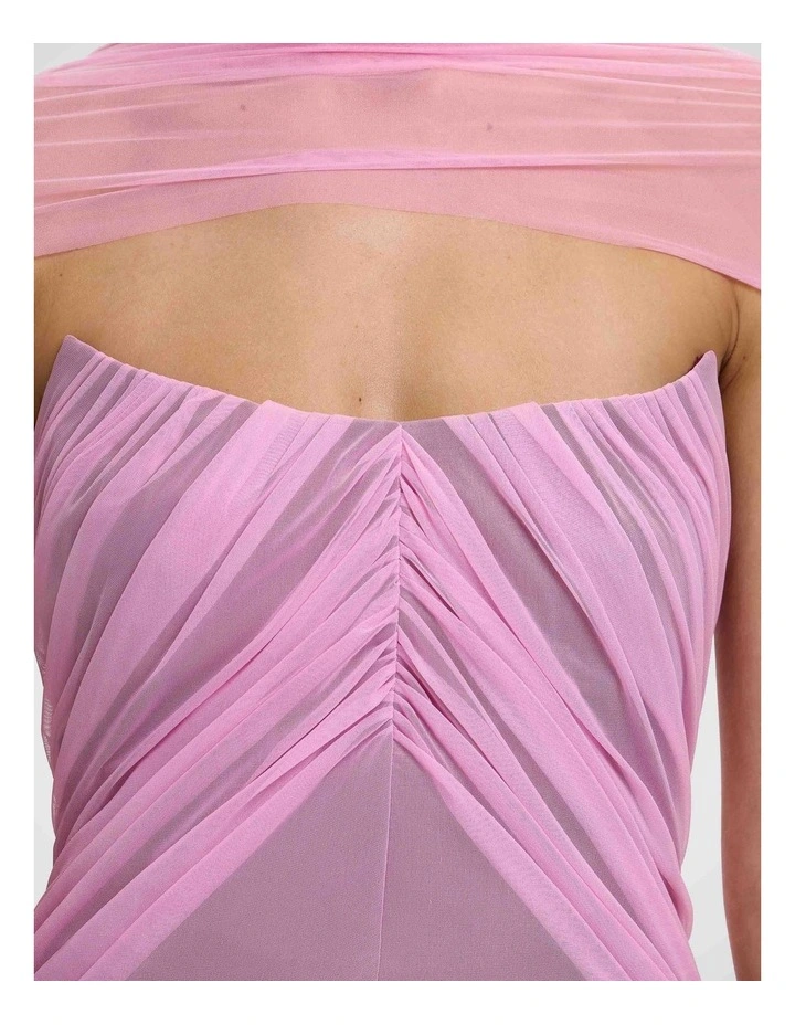 Alyth Maxi Dress in Pop Pink image 4