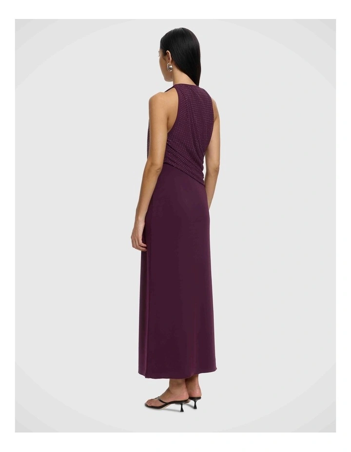 Harriett Maxi Dress in Eggplant image 2
