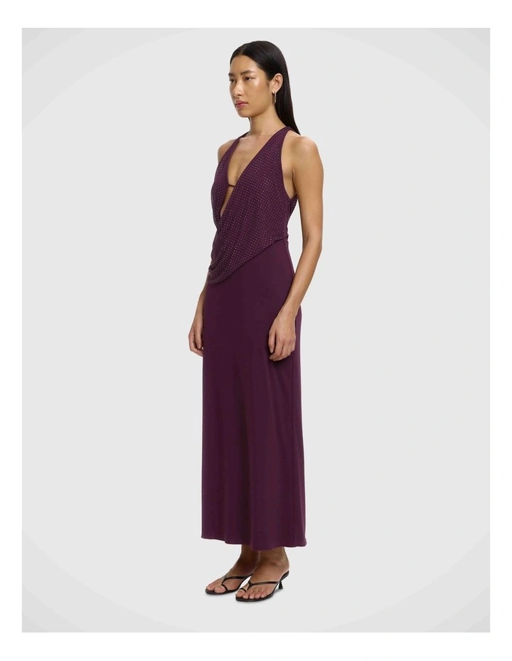 Harriett Maxi Dress in Eggplant image 3