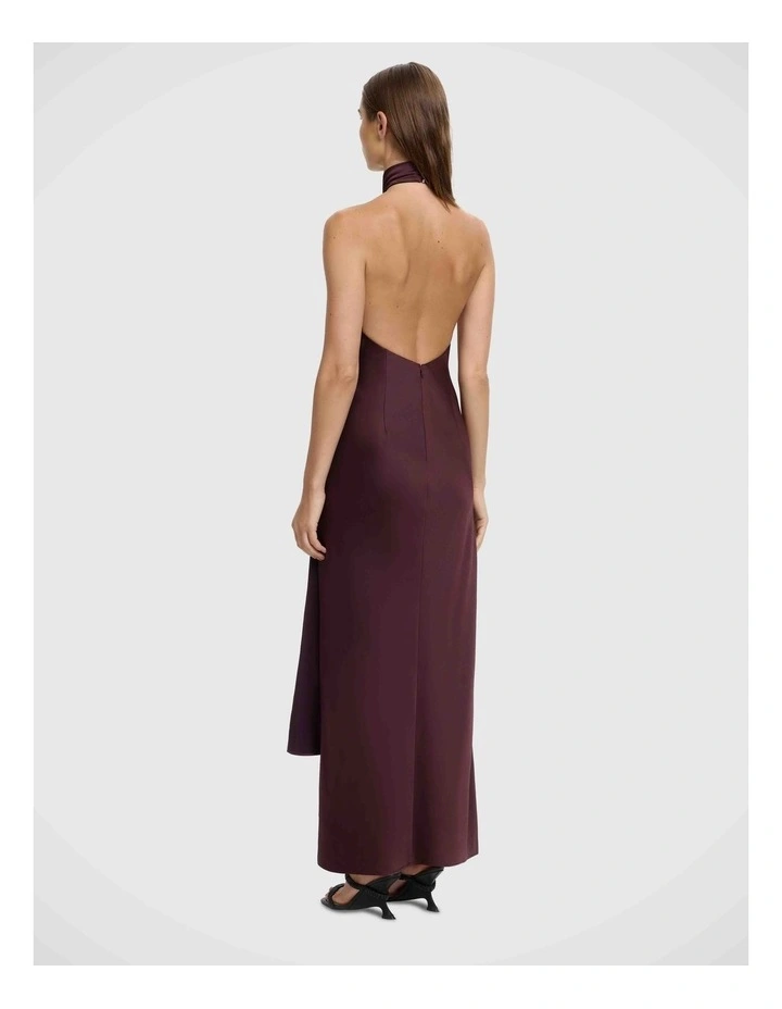 Daira Maxi Dress in Burgundy image 2