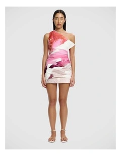 Reme Mini Dress in Scarlet Crush