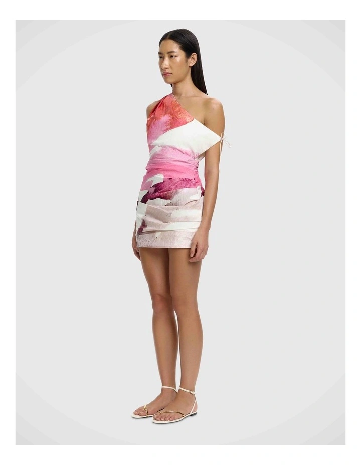Reme Mini Dress in Scarlet Crush image 3