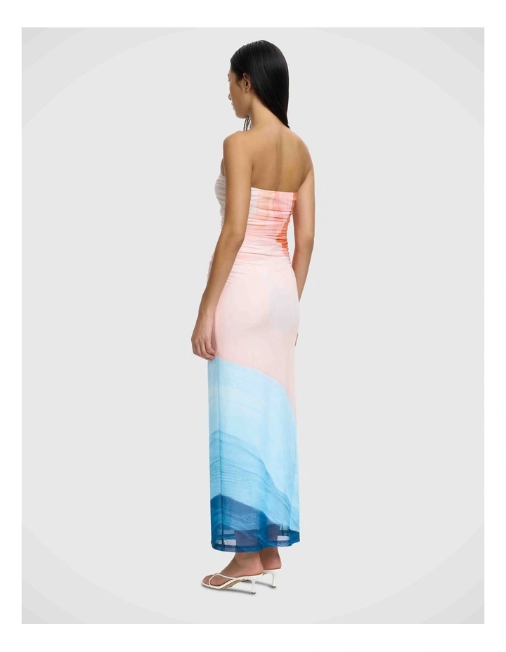Sura Strapless Dress in Tidal Drift image 2