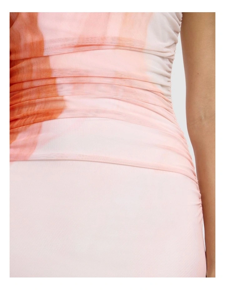 Sura Strapless Dress in Tidal Drift image 4