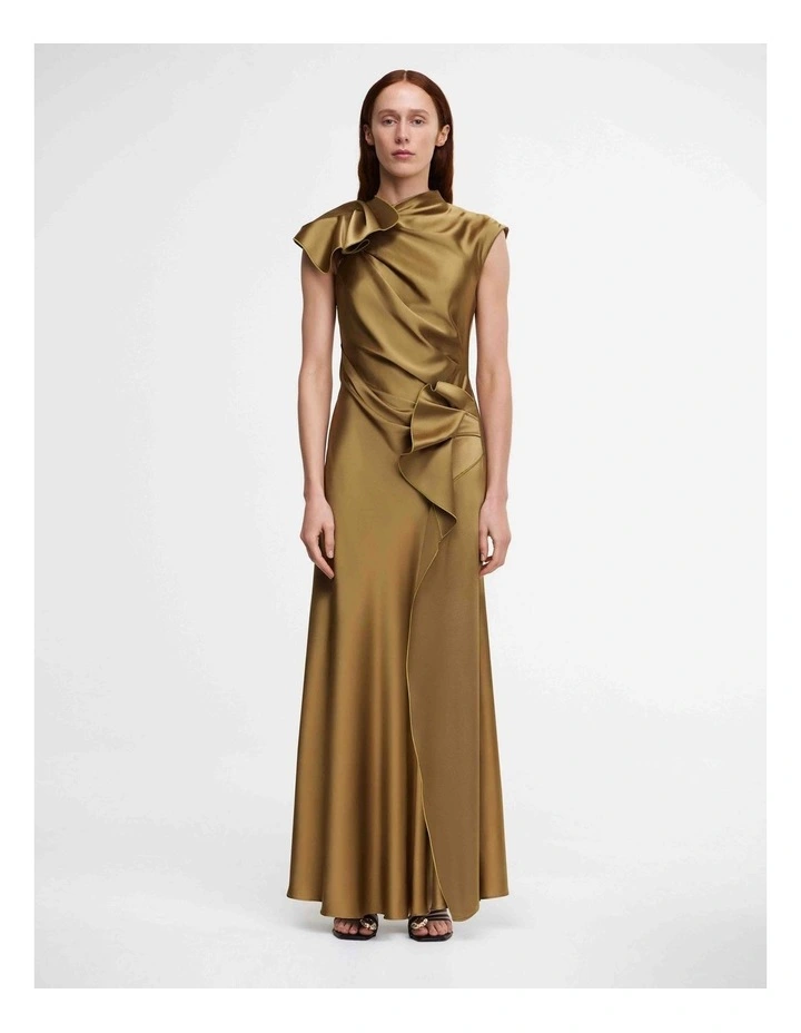 Ramshaw Maxi Dress in Gold image 1