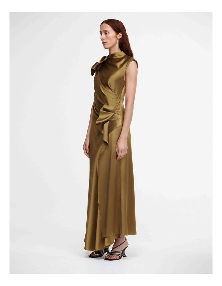 Ramshaw Maxi Dress in Gold image 3