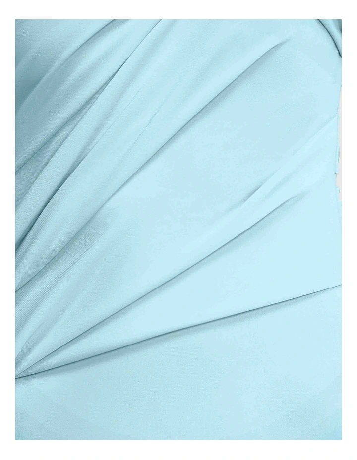 Genesis Strapless Dress in Turquoise image 4