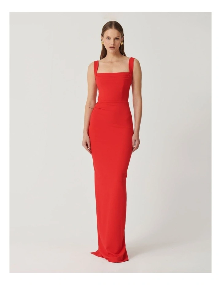 Marbella Gown - Cherry Red image 1