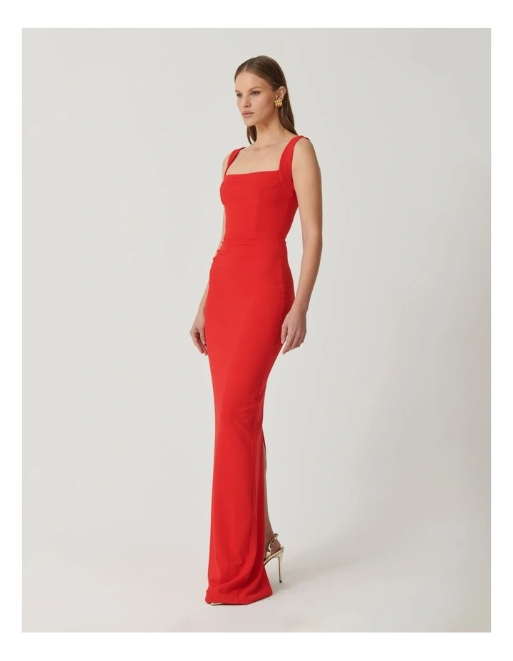 Marbella Gown - Cherry Red image 3