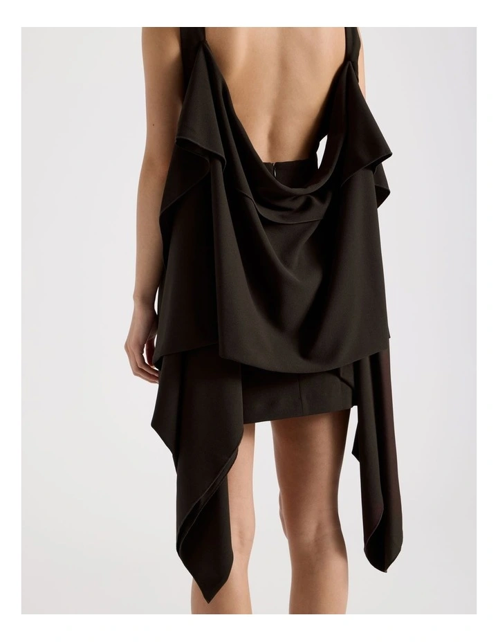 Kathryn Mini Dress - Coffee image 4