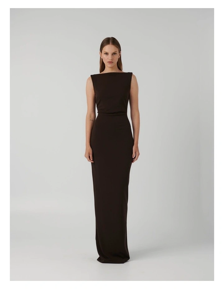 Verona Gown - Coffee image 1