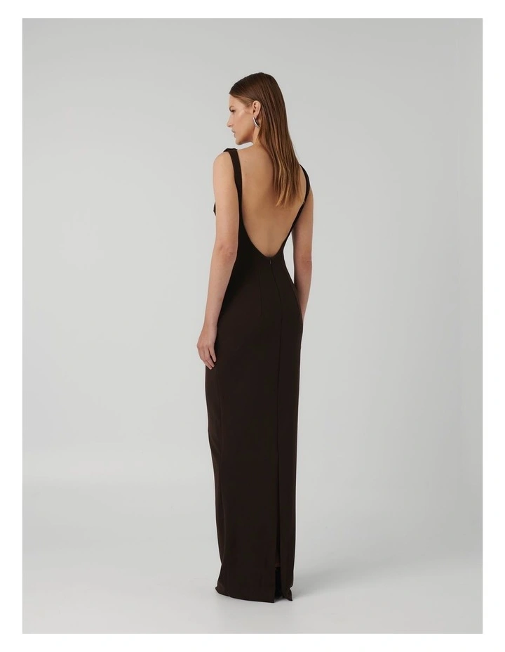Verona Gown - Coffee image 2