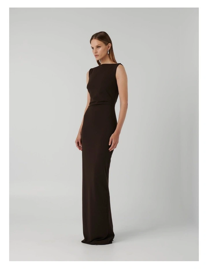 Verona Gown - Coffee image 3