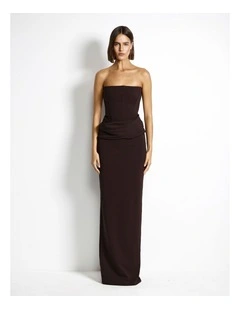 Allegra Gown - Coffee