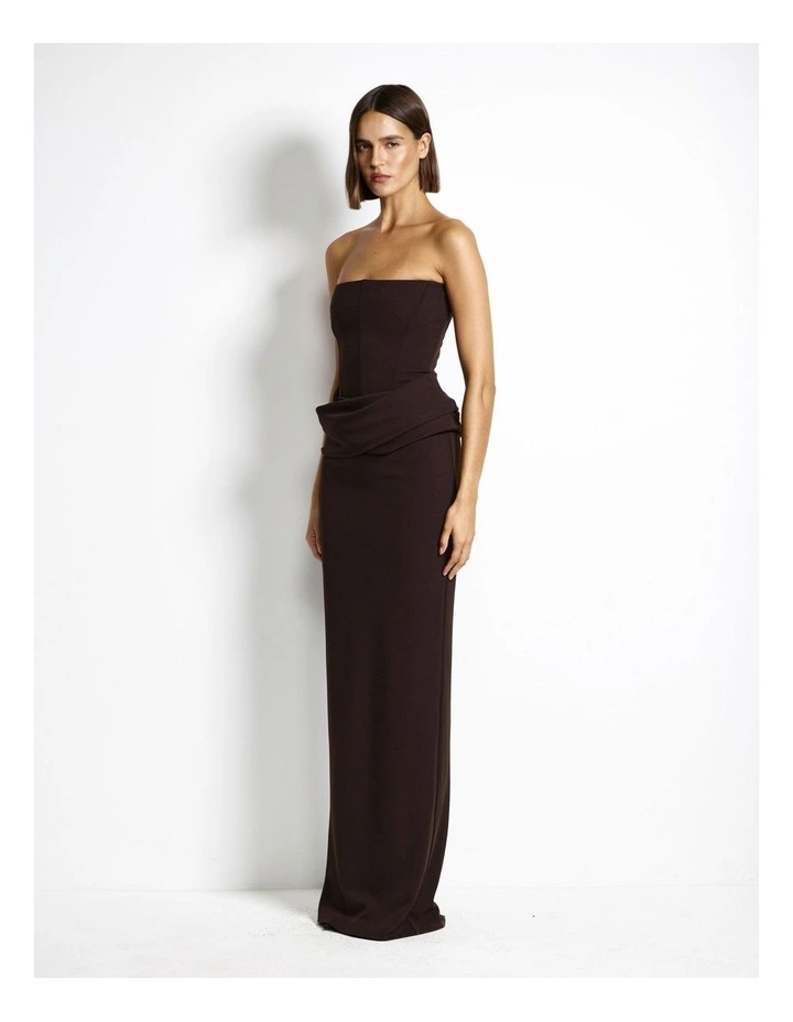 Allegra Gown - Coffee image 3