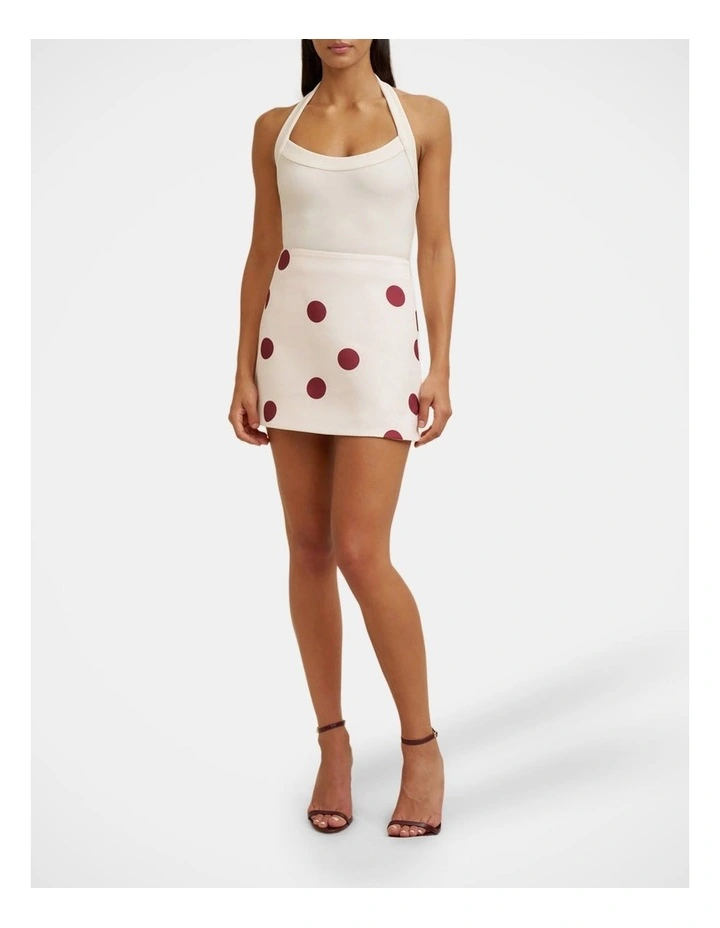 Halter Top in Cream image 1