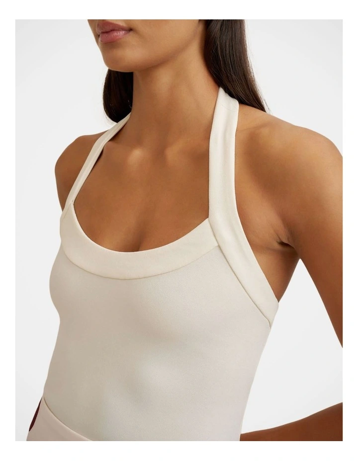 Halter Top in Cream image 4