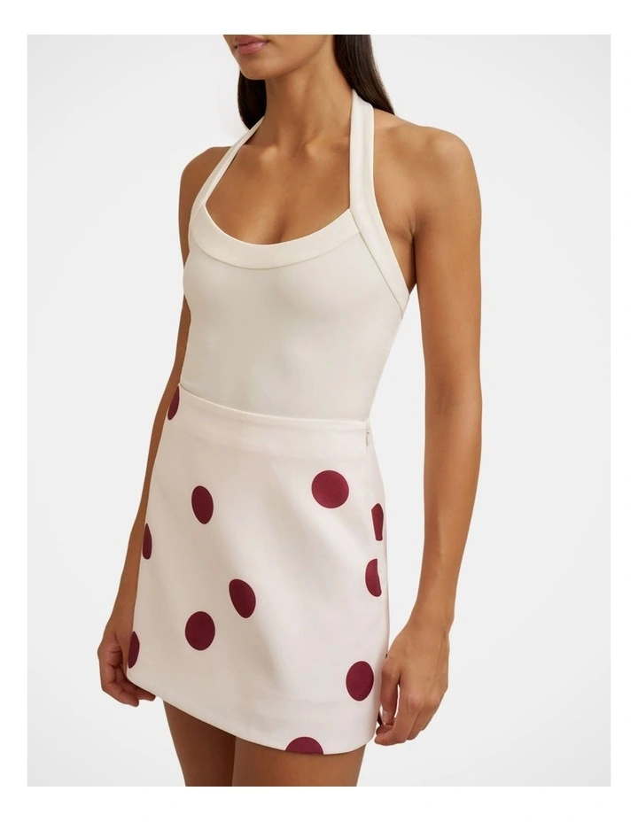 Halter Top in Cream image 5