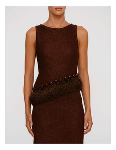 Casilda Tank Top in Brown