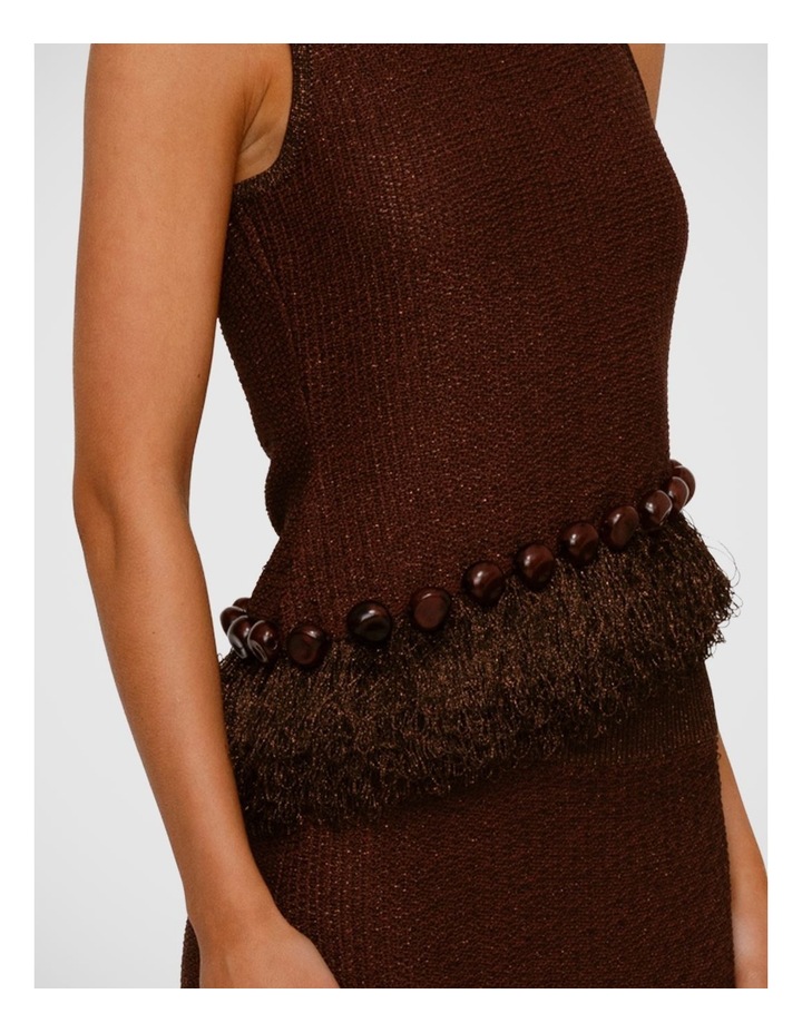 Casilda Tank Top in Brown image 4