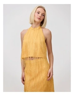 Madeleine Top in Harvest Gold