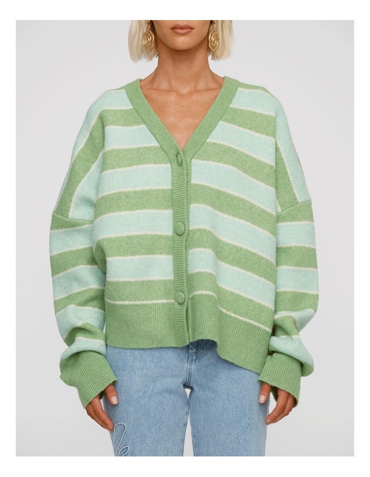 Nyra Cardigan in Green image 1