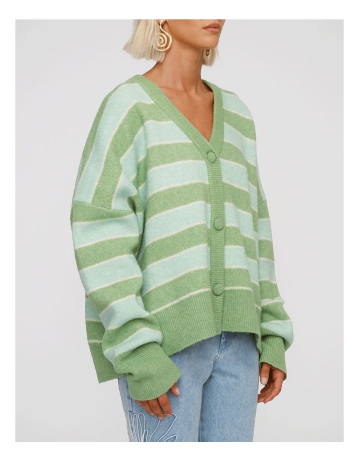 Nyra Cardigan in Green image 3