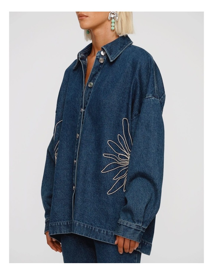 Amana Denim Shirt in Blue image 3