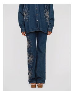 Amana Denim Flare Jean in Blue