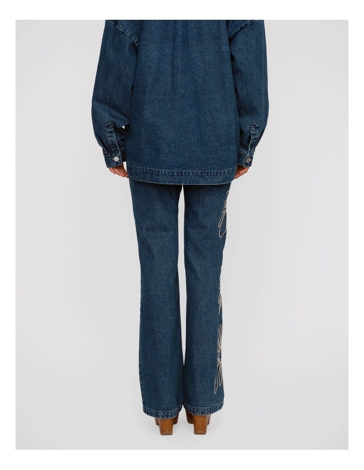 Amana Denim Flare Jean in Blue image 2