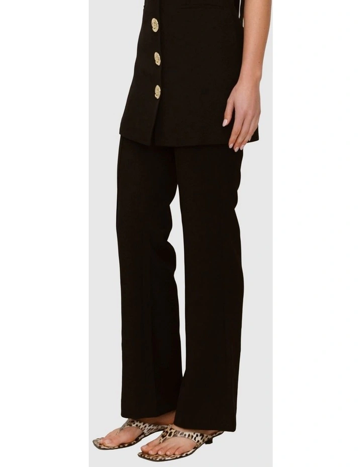 Irida Bootcut Pants in Black image 4