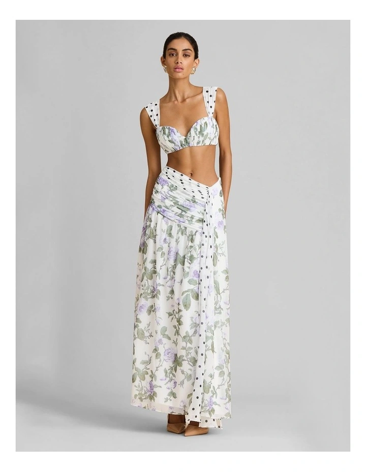 India Skirt in White image 1