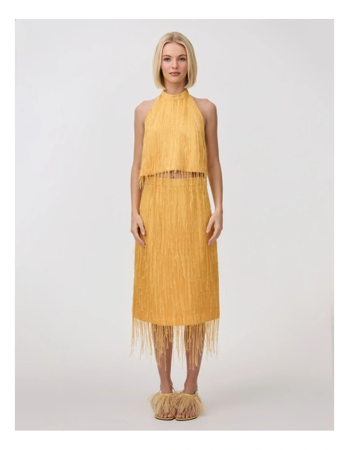 Madeleine Skirt in Harvest Gold image 5