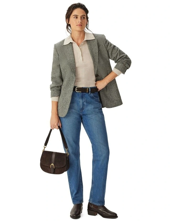 Beechworth Wool Blazer in Multi image 3
