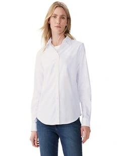 Olney Oxford Shirt in White