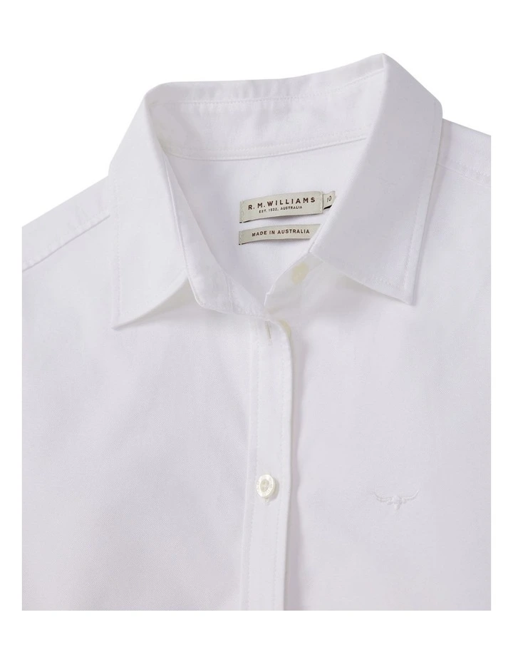 Olney Oxford Shirt in White image 4
