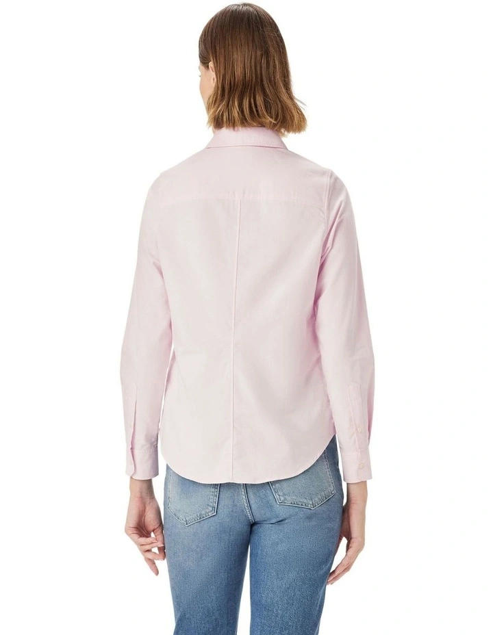 Olney Oxford Shirt in Pink image 2