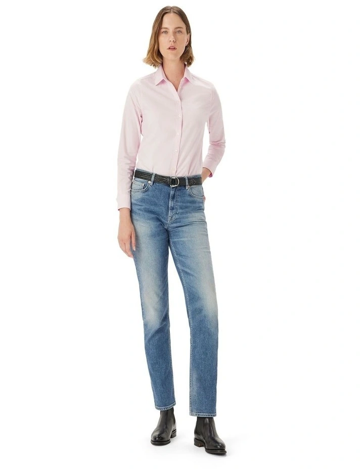 Olney Oxford Shirt in Pink image 3