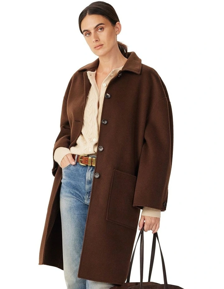 Andover Tweed Jacket in Toffee image 3