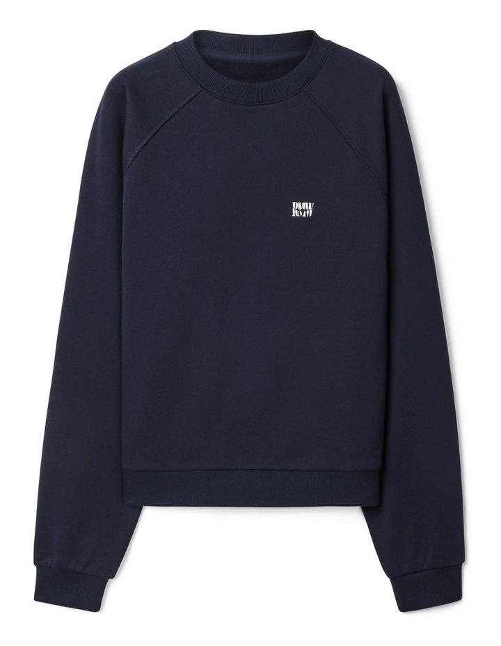 Heritage Easy Crew in Navy image 4