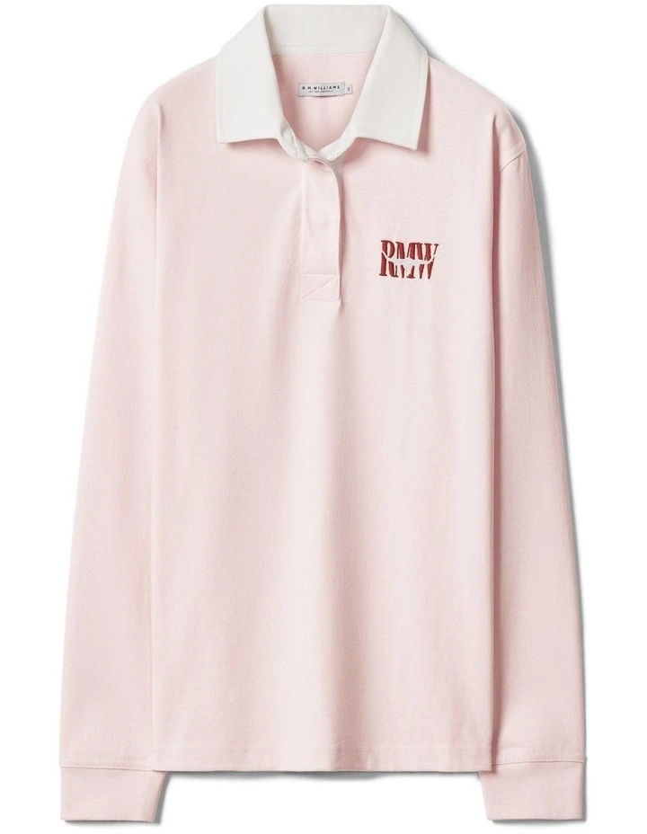 Narran Heritage Rugby Top in Pink image 4
