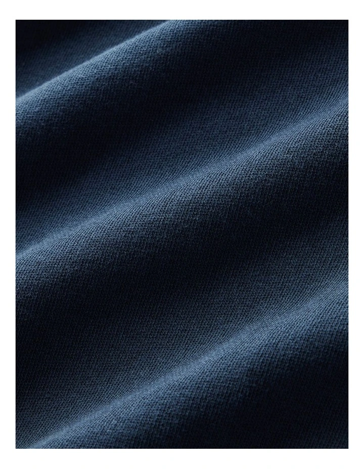 Horseshoe Crew Sweatshirt in Navy image 6