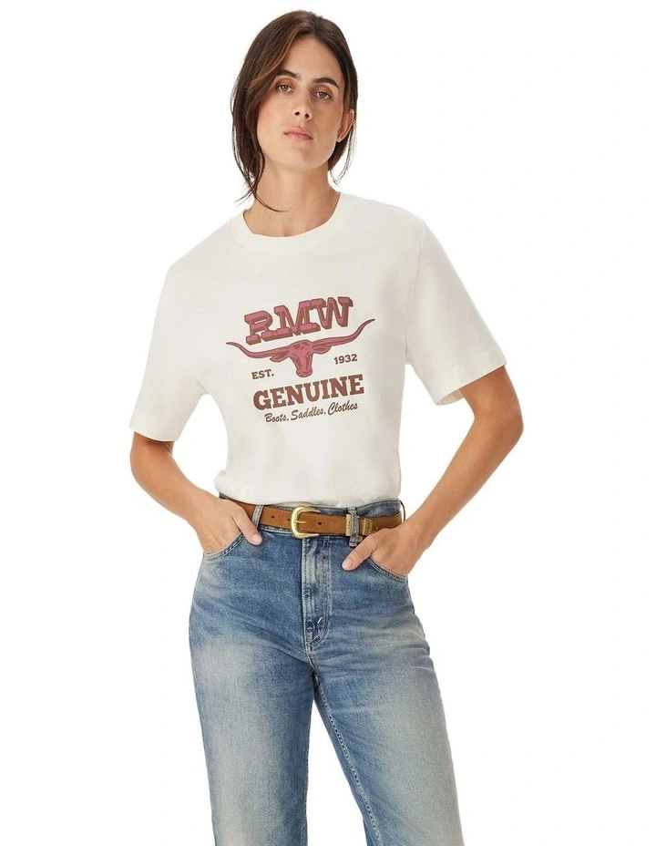 Louth T-Shirt in White image 1