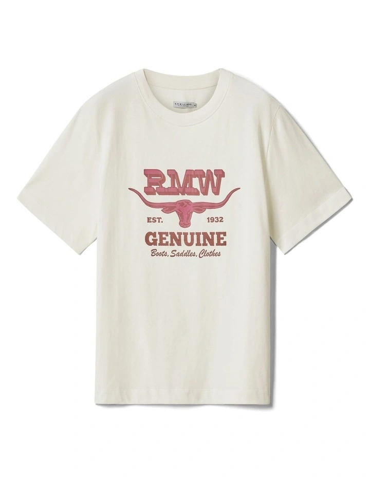 Louth T-Shirt in White image 4