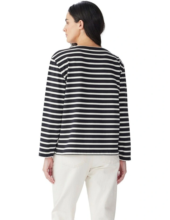 Island Long Sleeve T-shirt in Multi image 2
