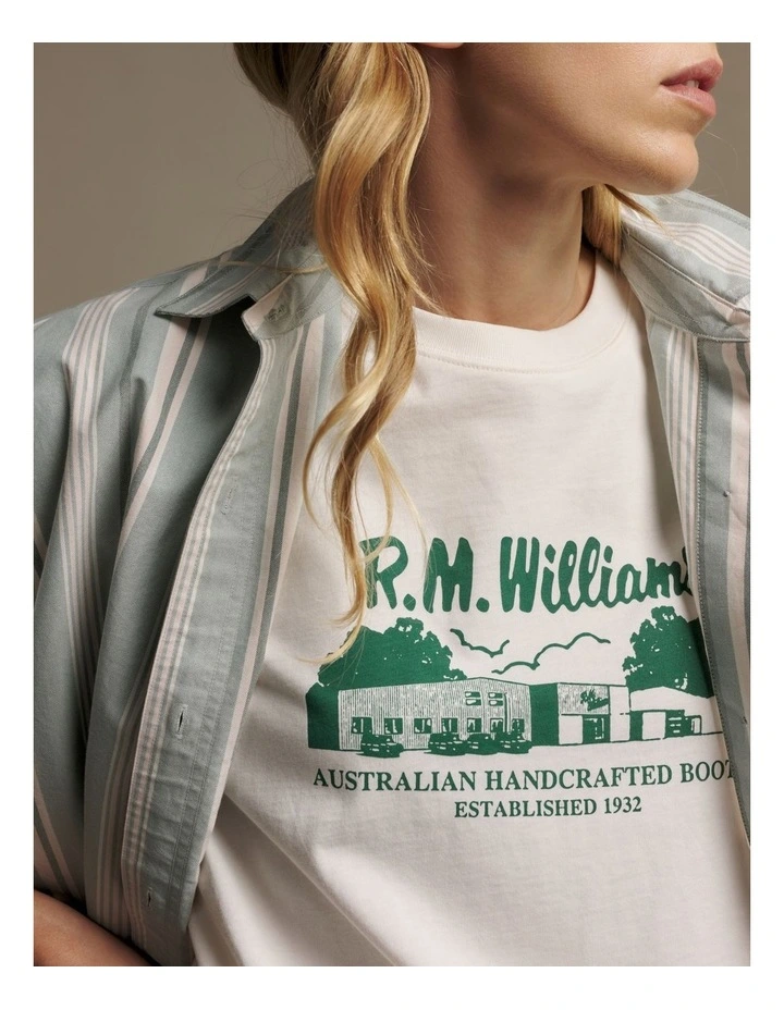 Workshop T-shirt in White image 3